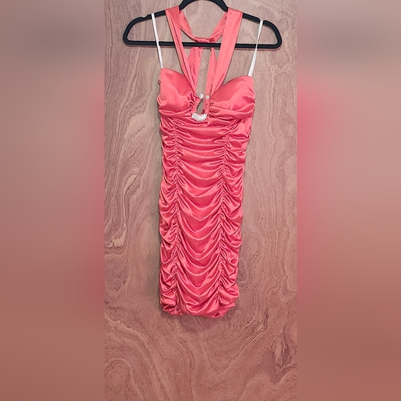 DEB size small Little Red Dress - Picture 1 of 3